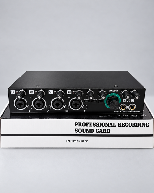 Interfaz de audio Alpha APH-MD44 de 4 canales para grabación y monitoreo