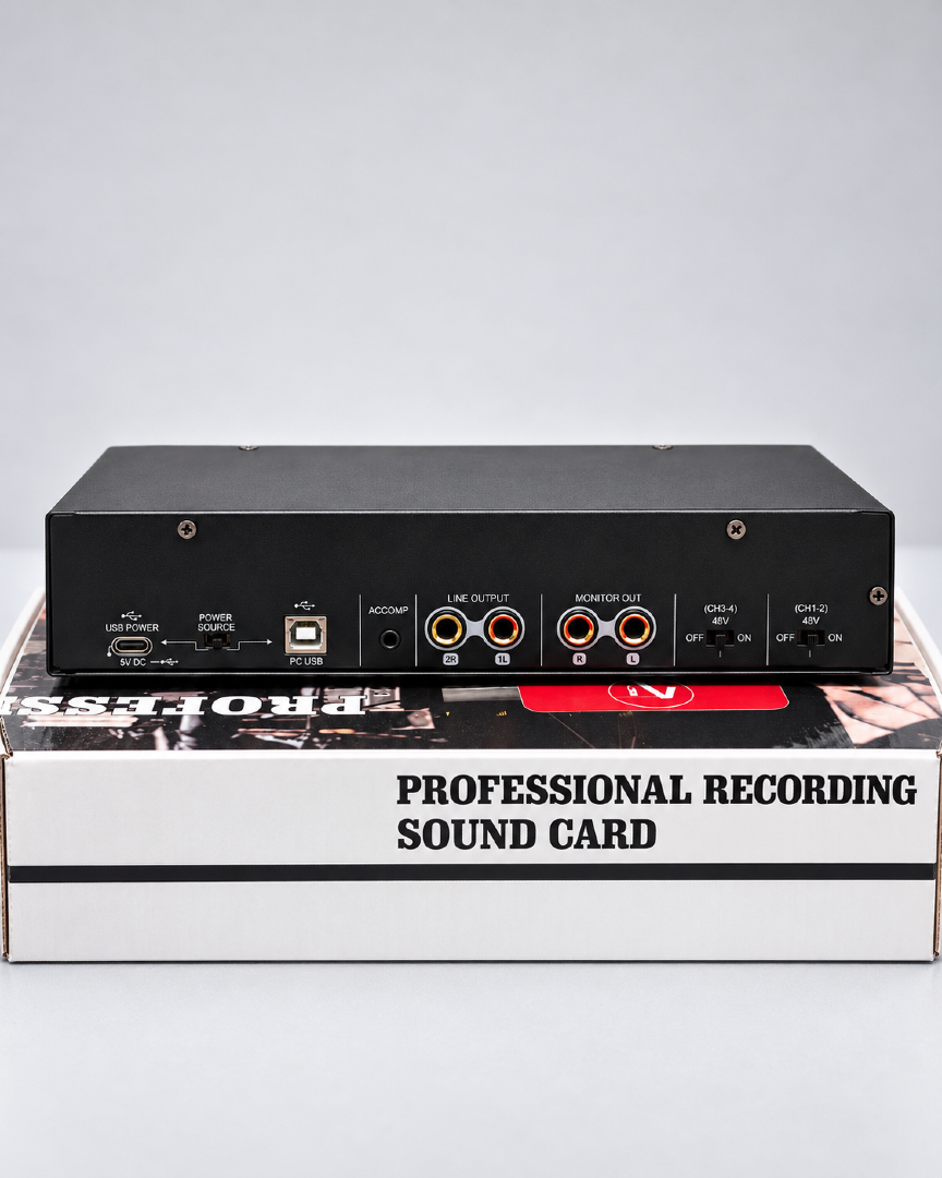 INTERFAZ DE AUDIO ALPHA APH-MD44 4 CANALES