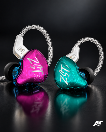 In Ears KZ ZSTX híbridos para monitoreo