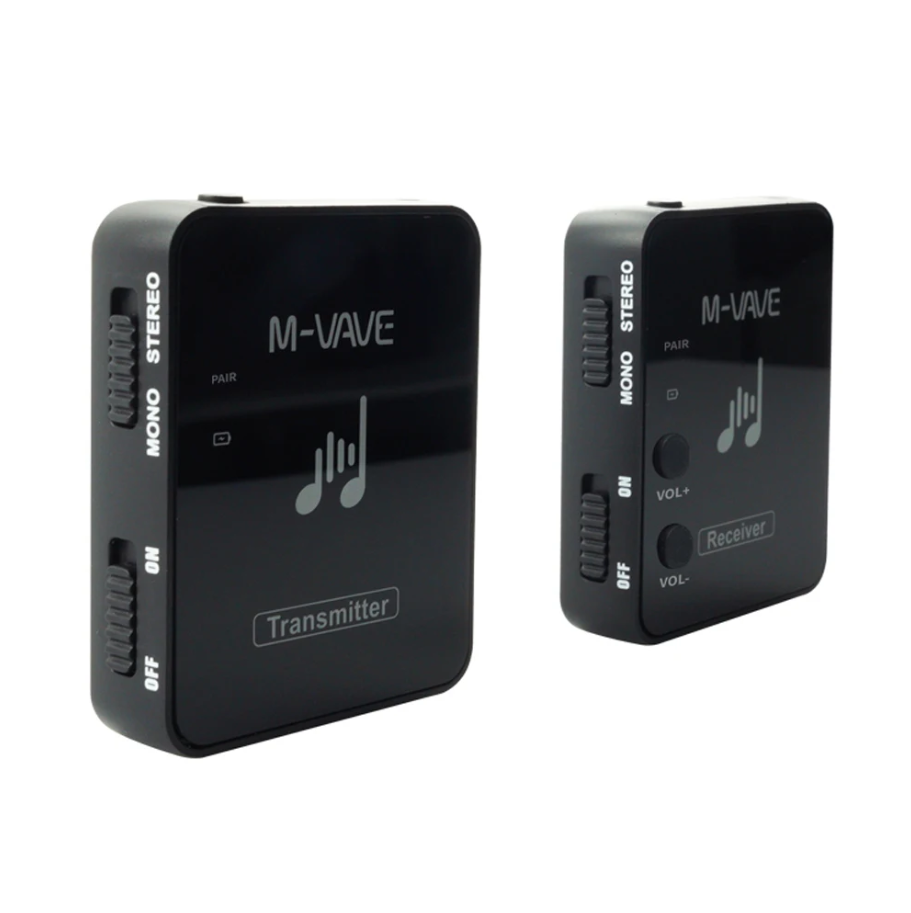 Transmisor M-VAVE WP10T mostrado junto a un receptor compatible WP10R, vendidos por separado